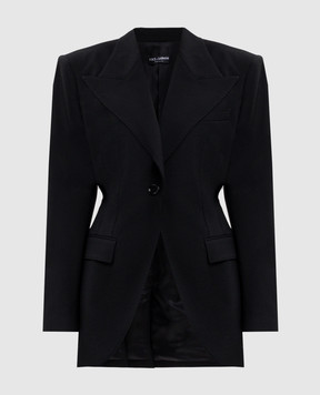 Dolce&Gabbana Black wool jacket F2JEFTFUBG6