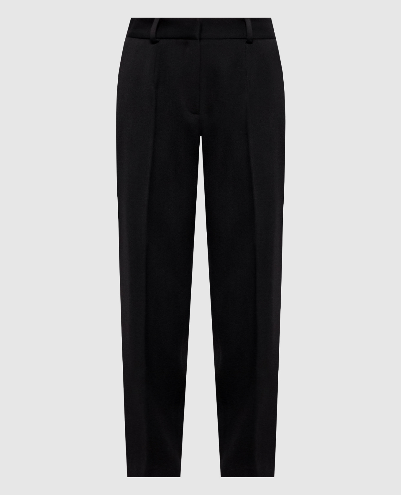 Black wool and cashmere pants Kiton