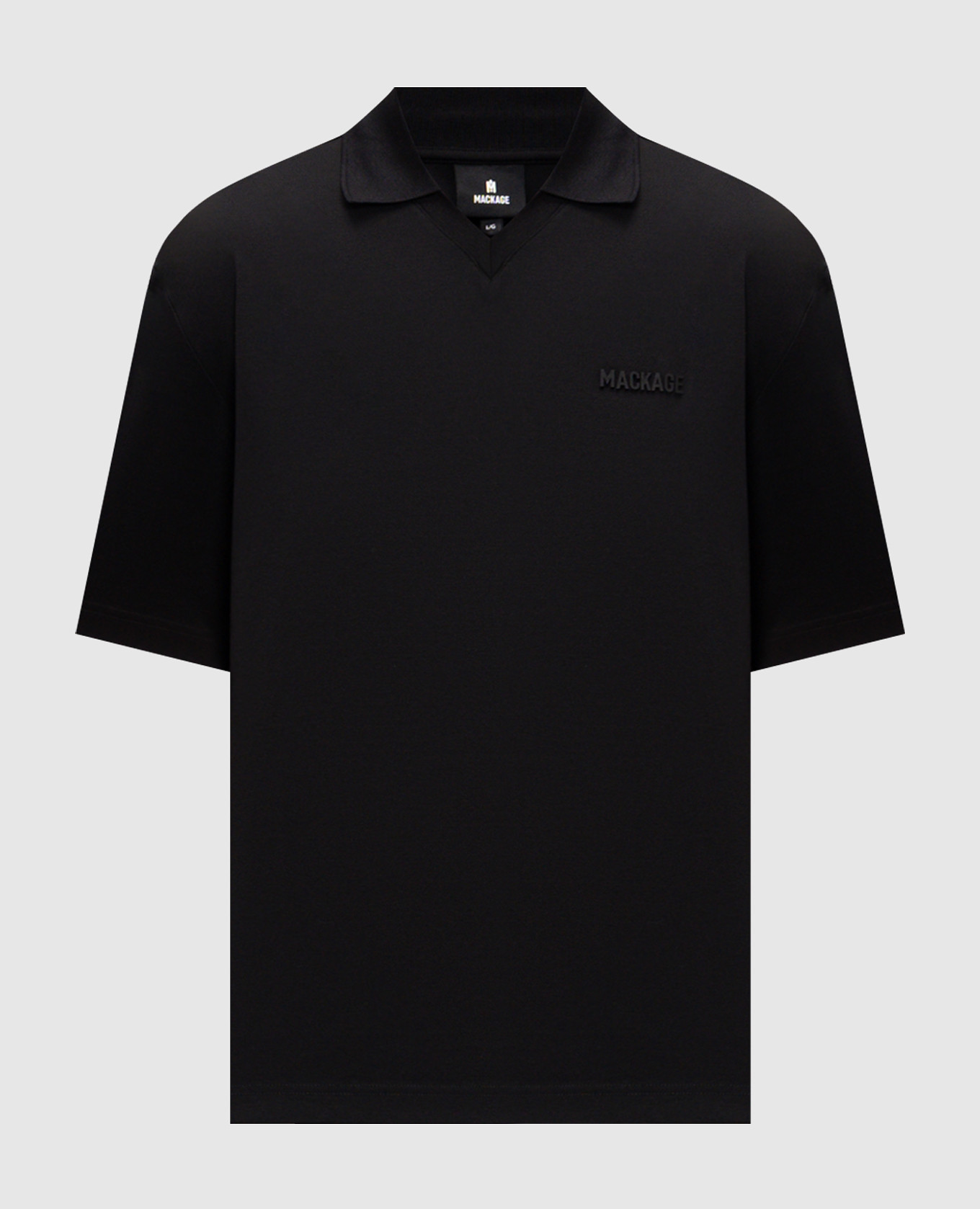 Black polo shirt MARCO