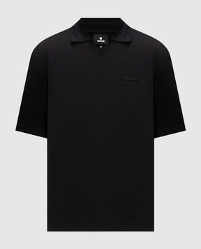 Mackage Black polo shirt MARCO MARCO