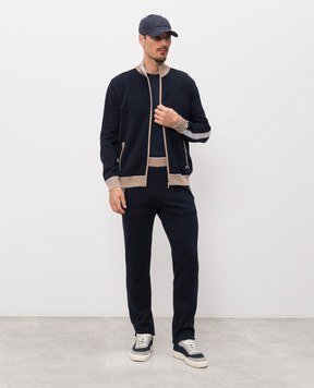 Bertolo Cashmere Blue sports jacket 902347001902