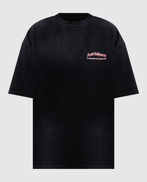 AMIRI Black T-shirt with print AM326JR004
