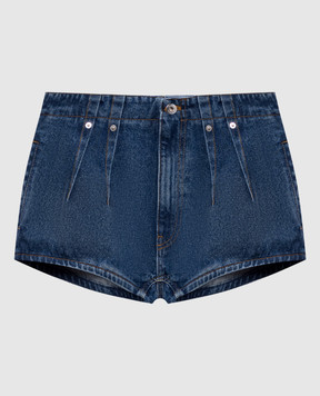 Thierry Mugler Blue denim shorts 26P6PA0535211
