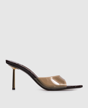 Le Silla Bella brown mules 6626F080BXPPLYE