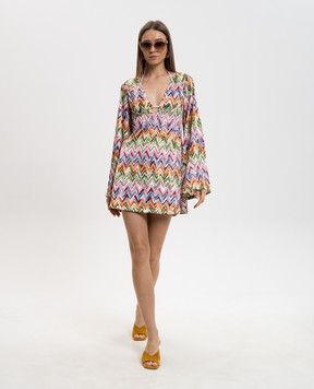Missoni Mini beach dress with a pattern MS26SQ0GBJ00QL