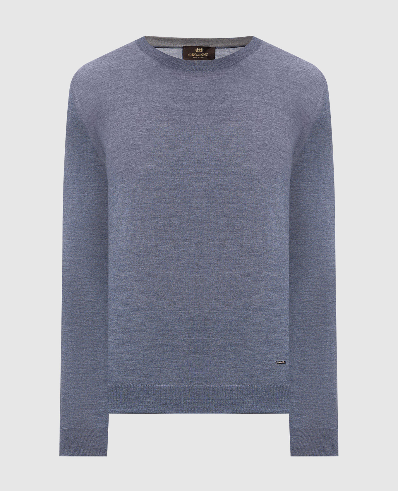 Blue wool jumper