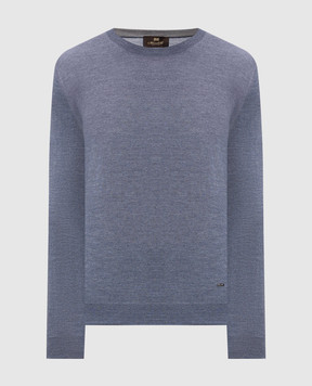 Enrico Mandelli Blue wool jumper 4K166A5270