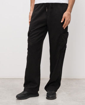 Iceberg Black cargo pants B1405287