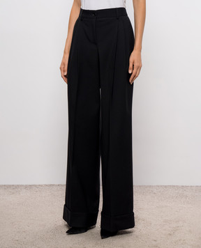 Dolce&Gabbana Black wool pants FTC02TFUBG6