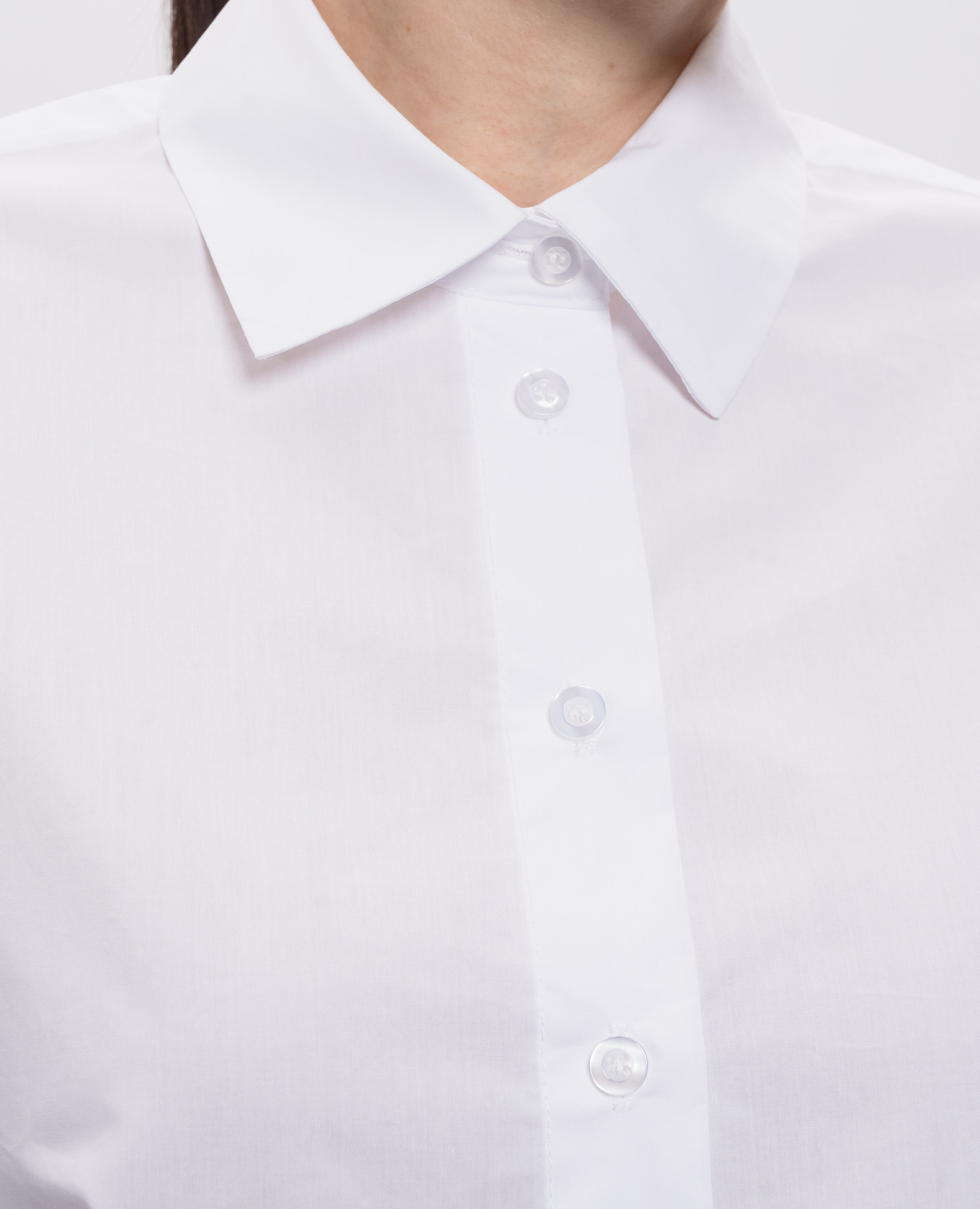 White shirt with logo Twinset 5