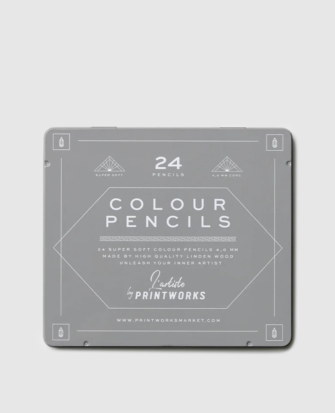 

CLASSIC 24 colored pencil set Printworks, Beige