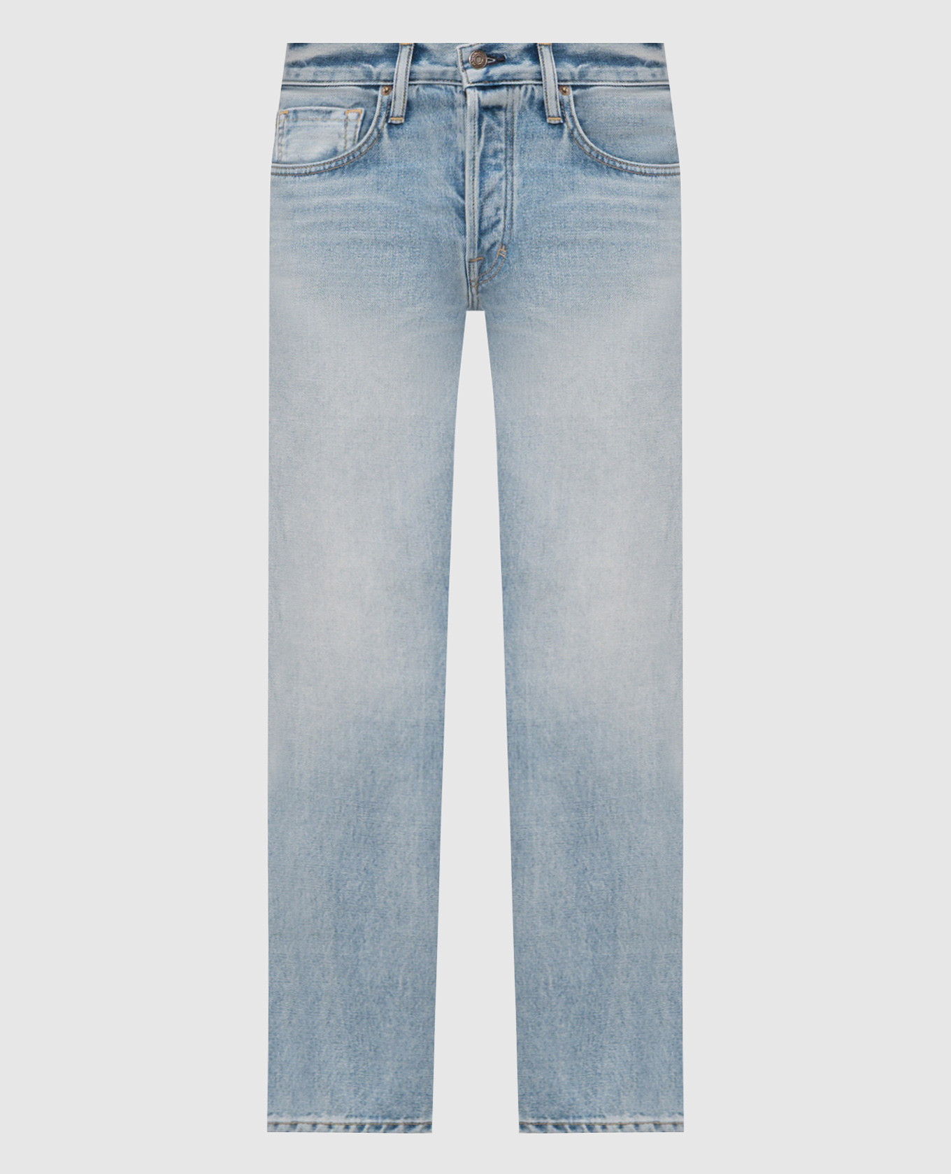 Blue jeans with a worn effect Tom Ford