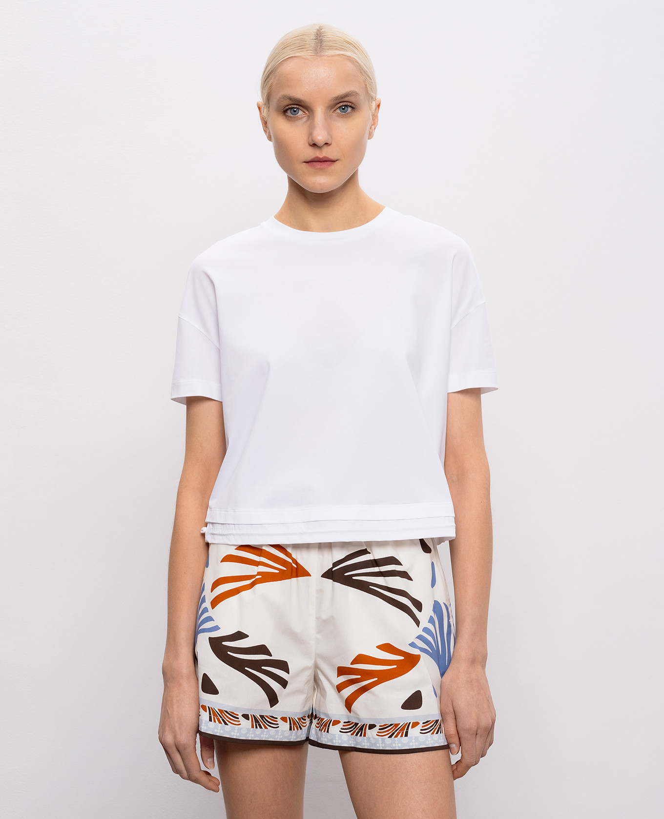 

White cotton T-shirt Herno