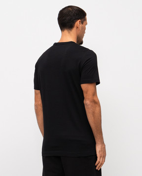 Dolce&Gabbana Black T-shirt with logo G8PT1TG7F2Ish