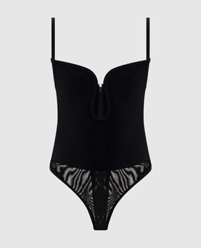 Herve Leger Black Jules bodysuit 46HMB1498680