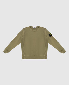 Stone Island Children's khaki sweatshirt L1S166100005S00401012