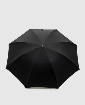 Pasotti Silver Eagle Black Folding Umbrella OMITUO64SRASOSERGE14