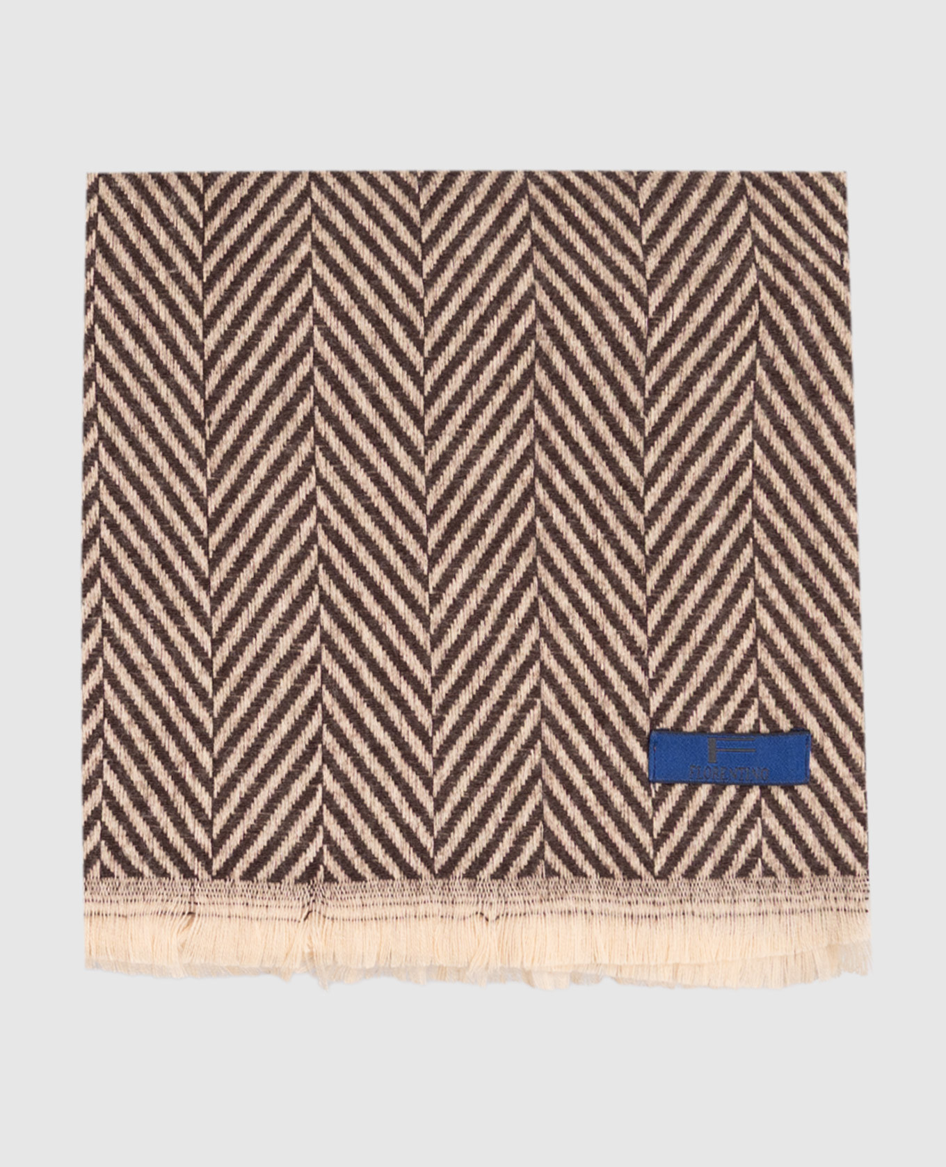 

Beige patterned scarf Florentino