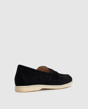 Babe Pay Pls Black suede loafers 218108ZA