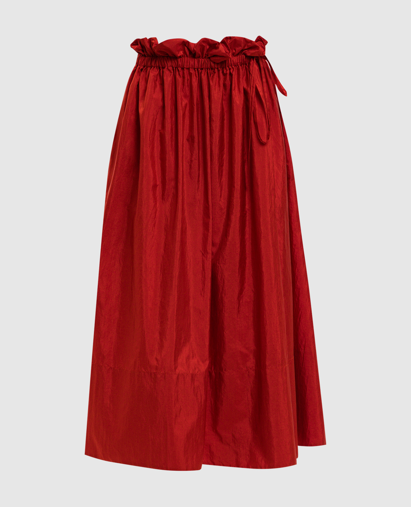 

Red skirt with silk Jil Sander