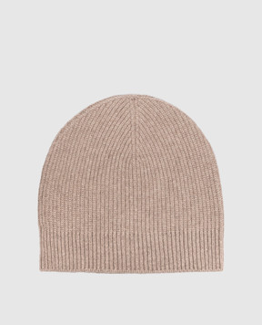 Stefano Ricci Brown cashmere hat K202022CUFF26391