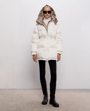 Be Florence Ivory down jacket BE2687