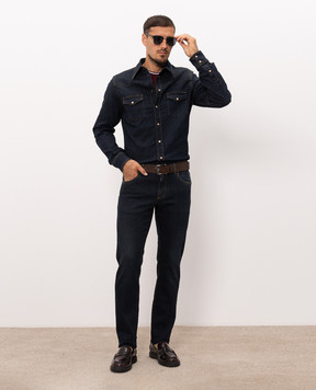 Dolce&Gabbana Blue denim shirt G5JC8DG8PM4