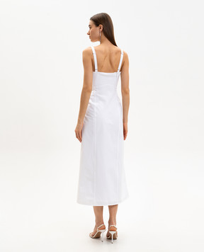 Victoria Beckham White midi dress 1126WDR007043B