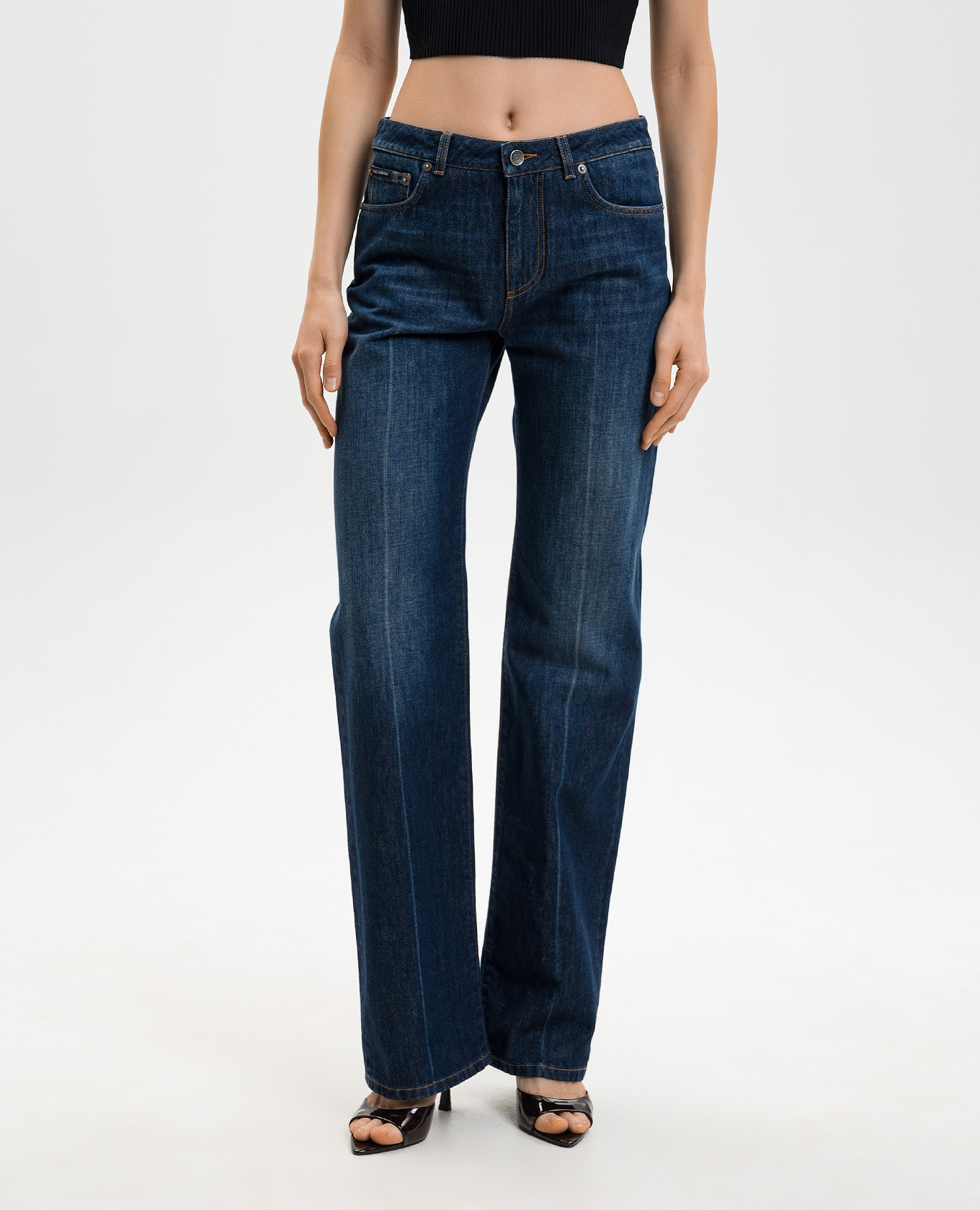 

Blue jeans with a worn effect Dolce&Gabbana