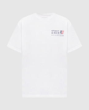 Sporty & Rich White T-shirt Promo TO119710431WH01