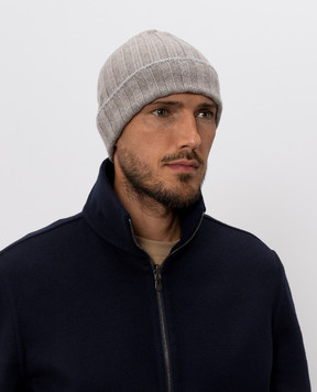 Brunello Cucinelli Beige cashmere hat M2240900