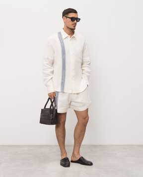 JW Anderson White linen shorts SR0135PG1898