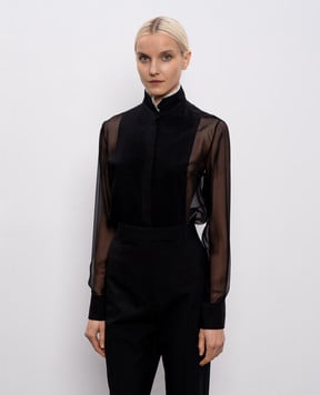 Tom Ford Black silk blouse CA3321FAX1328