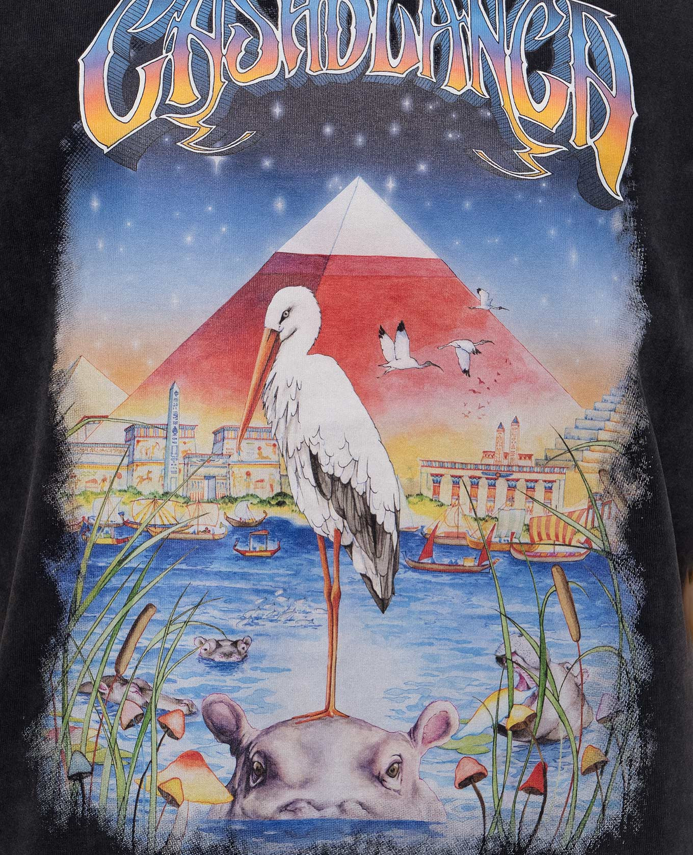 Gray T-shirt Egypt As It Was Casablanca 5