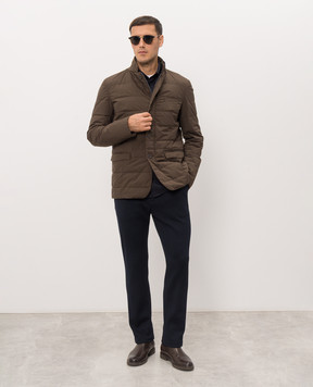 CAPOBIANCO Blue wool shirt 21M502FA00