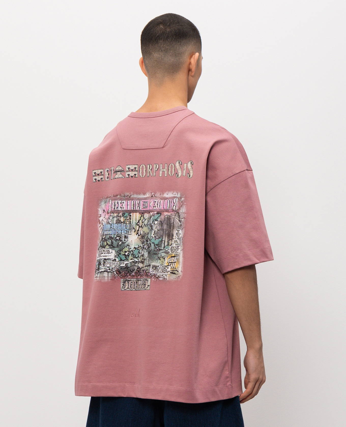 

Pink Metamorphosis T-shirt with print Juun.j