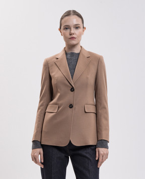 Max Mara Brown VOLPINO wool jacket MSTVOLPINO