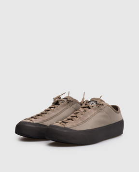 Stone Island Brown sneakers with logo L1SFWS100010S0448