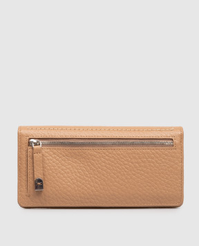 Gianni Chiarini Beige leather wallet with logo PF5041TKL