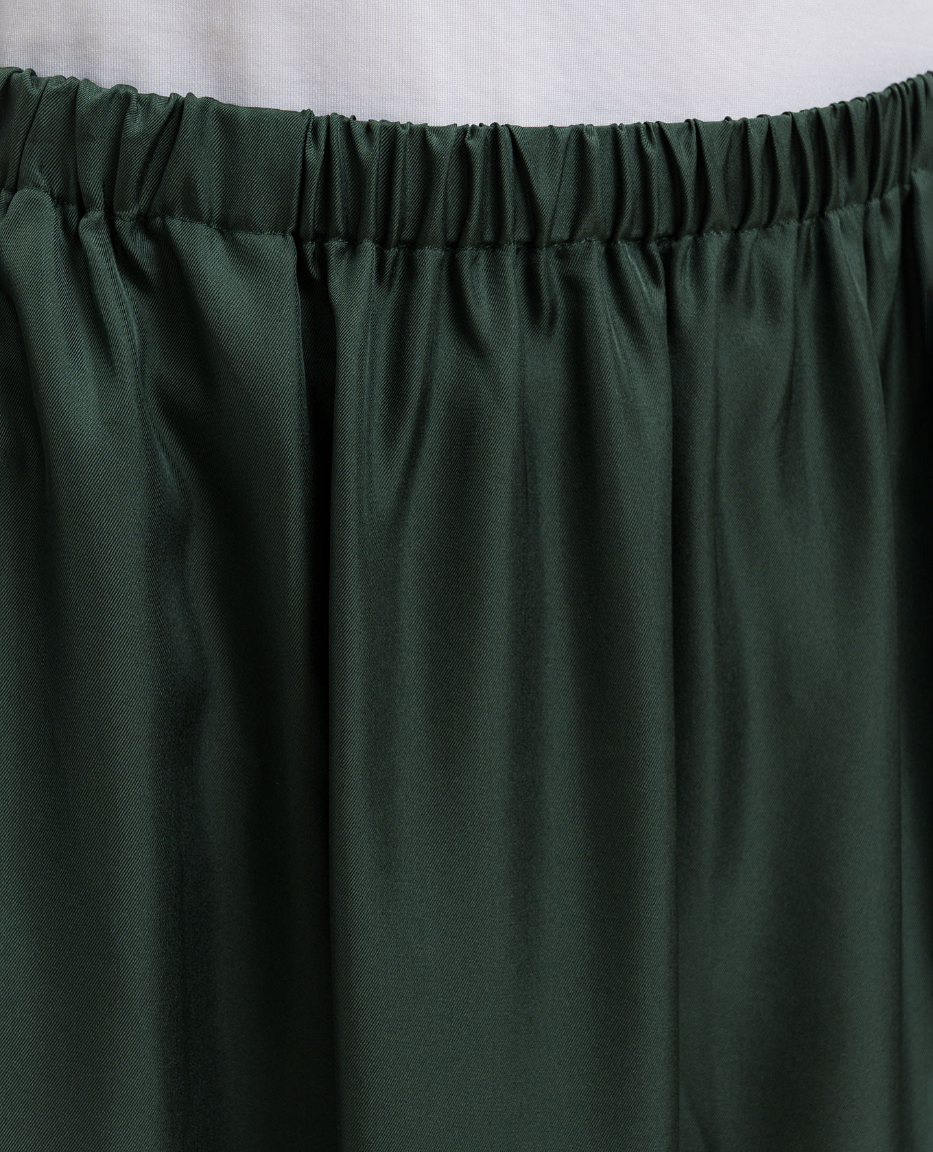 

Roma green silk skirt Asceno