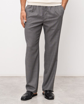 Dolce&Gabbana Gray wool pants GV4LHTFM2HM