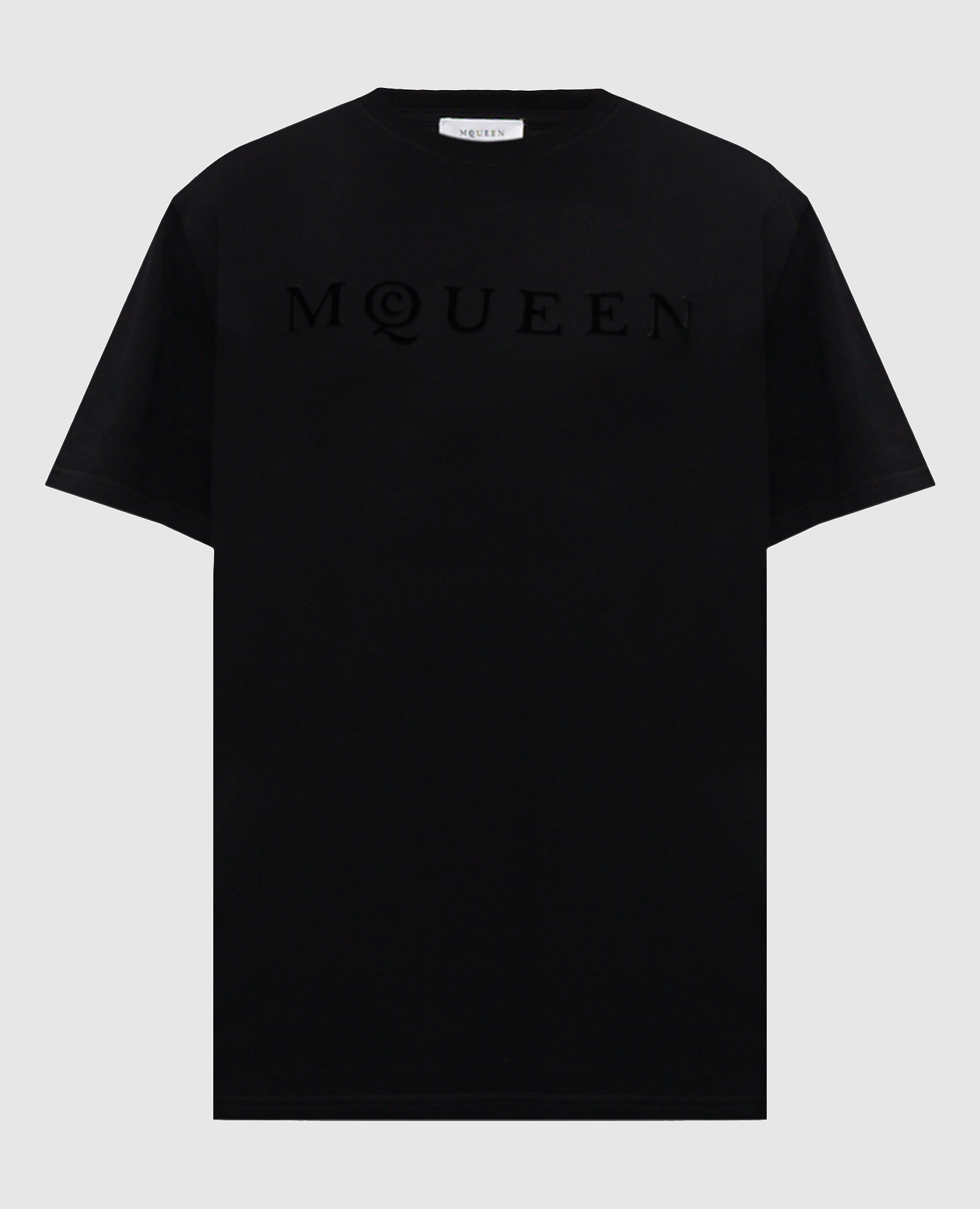 

Black T-shirt with logo Alexander McQueen