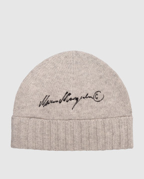Maison Margiela MM6 Gray hat with wool S52TB0025M13288