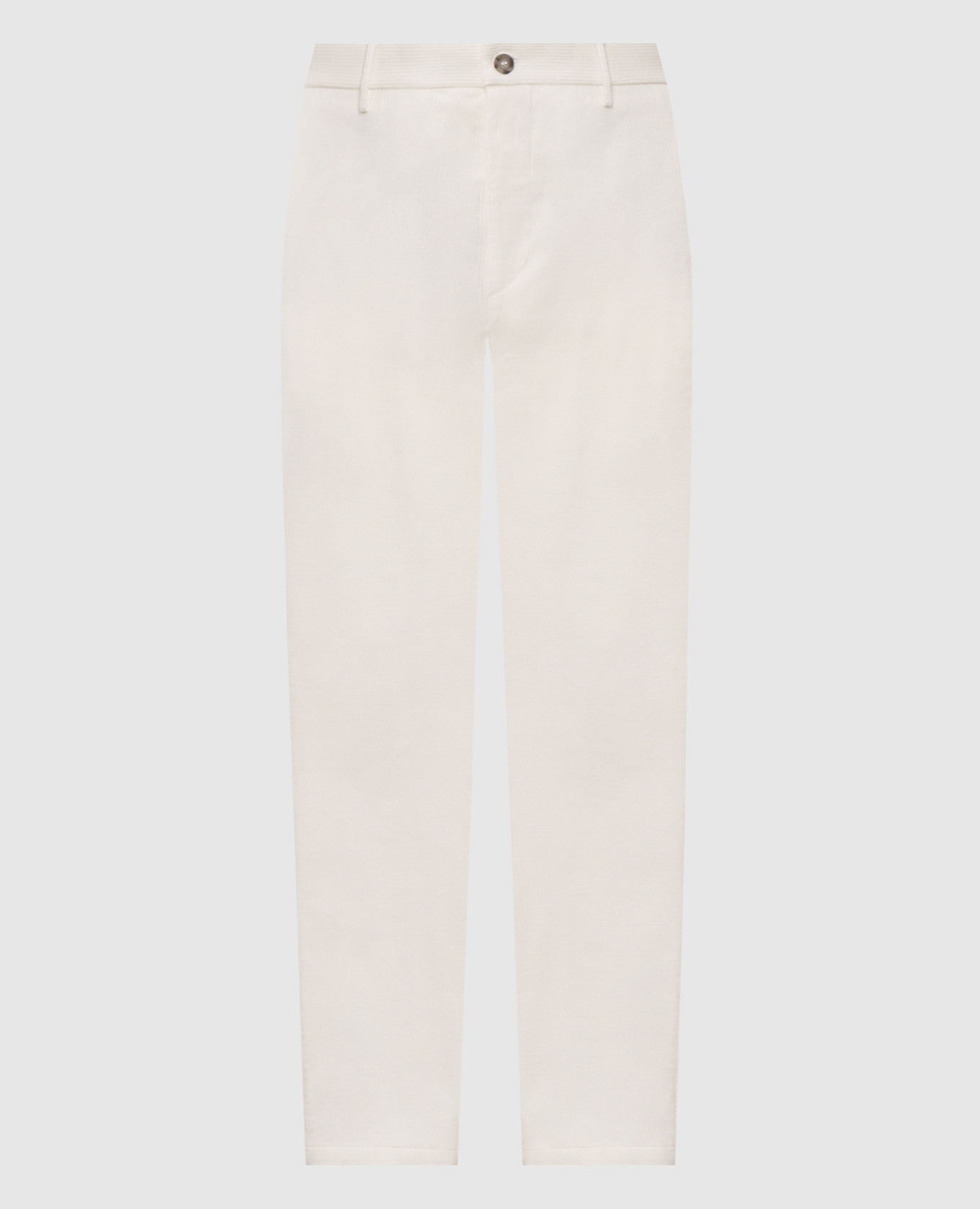 Ivory corduroy pants Peserico