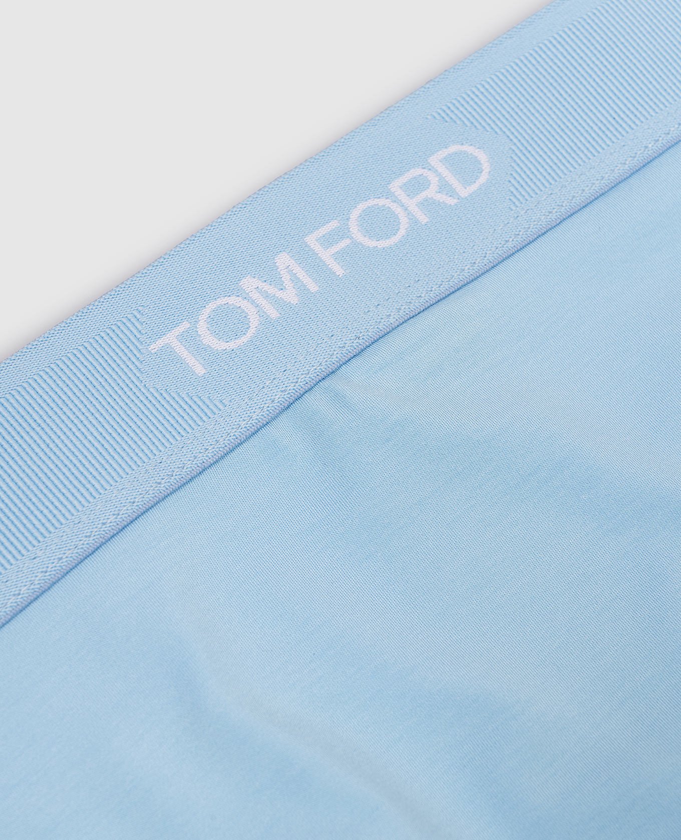 

Blue logo pattern thong panties Tom Ford, Light blue