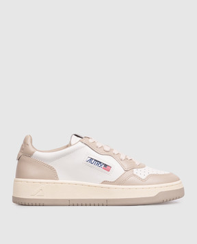 AUTRY MEDALIST white leather sneakers AULWWB67