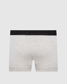 Tom Ford Grey melange briefs with logo pattern T4LC31040