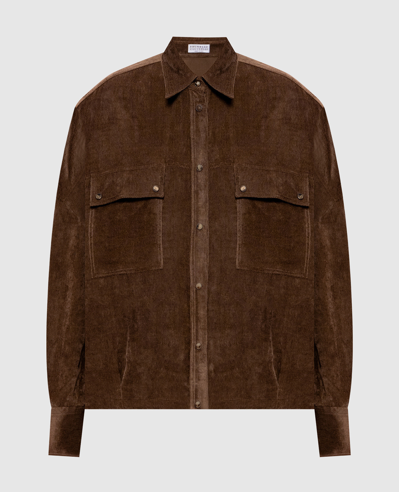 Brown corduroy shirt