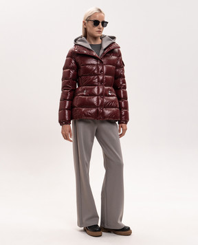 Moncler Barante burgundy down jacket L20931A00143597Z8