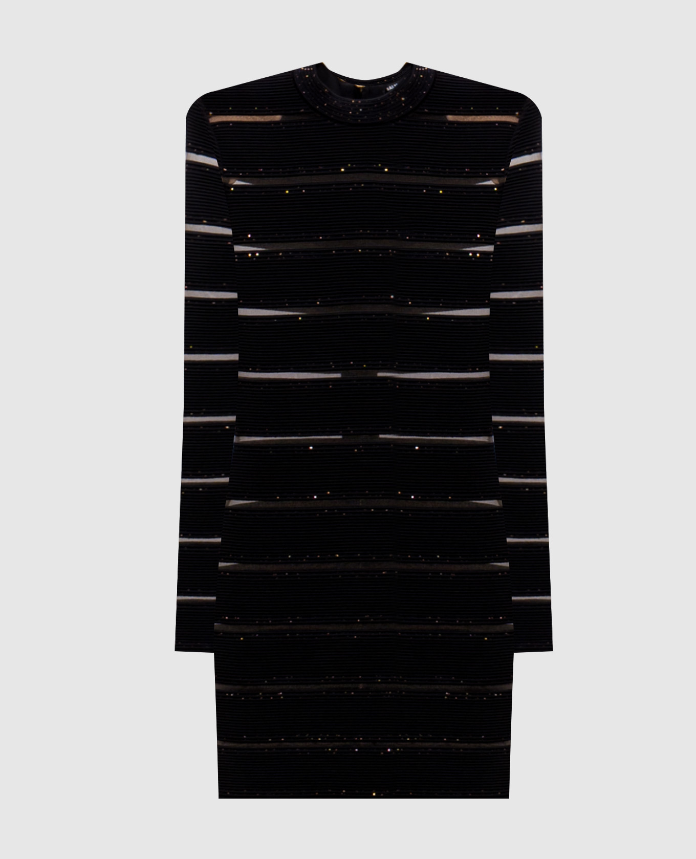 Black mini dress with sequins Balmain